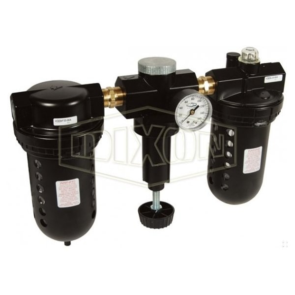 Dixon Wilkerson by Jumbo Combination Unit with Bowl Guard, 3/4 in NPT Port, 374 SCFM Flow Rate, 0 to 150 p C31-06M - main